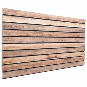 vidaXL Stenske plo&scaron;če 5 kos 100 x 50 cm Svetlo rjava EPS pena