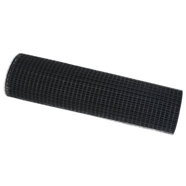 vidaXL Ograja z varjeno žico Siva 0.4 x 100 m Jeklo