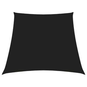 vidaXL Senčno jadro oksford blago trapez 2/4x3 m črno