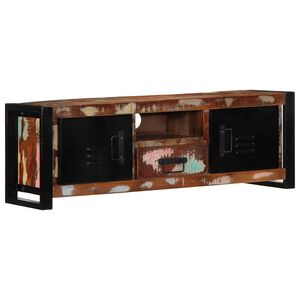 vidaXL TV omarica 100x30x35 cm masivni les obnovljen