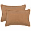 vidaXL Prevleka za blazino 2 pcs HOUTEN Bež 50 x 75 cm Boucl&eacute;