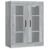 vidaXL Viseča stenska omarica siva sonoma 69,5x34x90 cm
