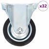vidaXL Fiksna kolesa 32 kosov 75 mm