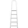 vidaXL Aluminijasta lestev s 5 stopnicami 150 kg