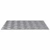 vidaXL Stopnice 4 kos 60 x 50 cm srebrna Aluminij Pravokotna