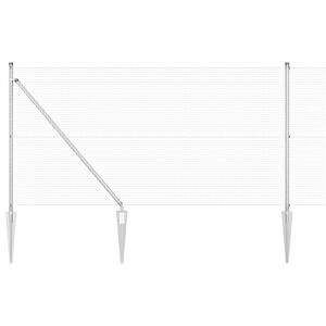 vidaXL Varjena žična ograja s konicami 100 x 1 m (&Scaron; x V)
