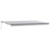 vidaXL Ročno zložljiva tenda 600x300 cm antracitna