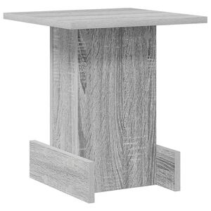vidaXL Stranska miza Siva Sonoma 35,5 x 35 x 40 cm Inženirski les