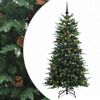 vidaXL Umetno Zložljivo Božično Drevo 120 cm 150 LED Toplo bela