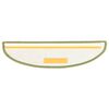 vidaXL Preproge za stopnice 15 kosov zelene 65x21x4 cm