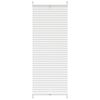 vidaXL Plise Harmonika Zavese velikost 50 x 150 cm Bele barve