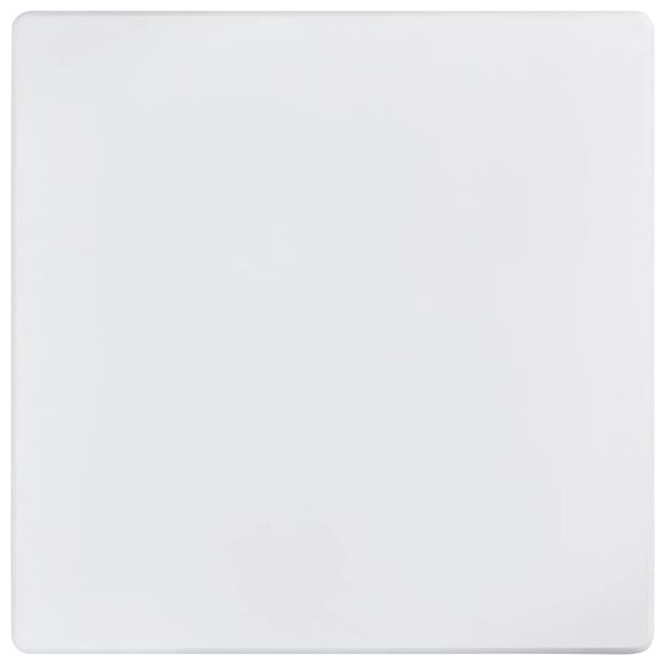 vidaXL Barska miza bela 60x60x111 cm mediapan