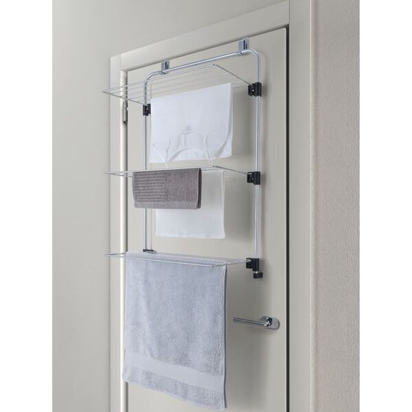 Metaltex Viseči su&scaron;ilnik perila Gale 11 m srebrn