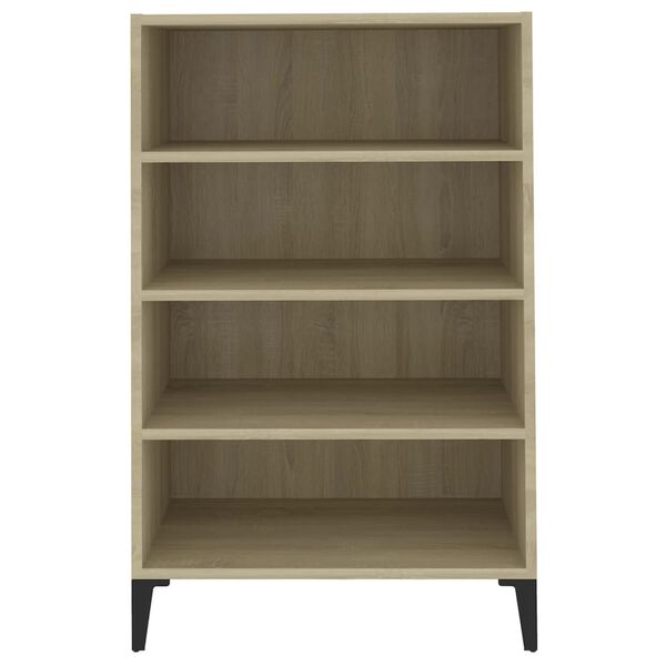 vidaXL Komoda sonoma hrast 57x35x90 cm iverna plo&scaron;ča