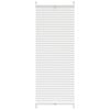 Plise Harmonika Zavese velikost 40 x 125 cm Bele barve