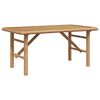 vidaXL Klubska miza Rjava 90 x 50 x 43 cm Bambus