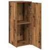vidaXL shranjevalna omara Old Wood 40x45x103,5 cm inženirski les