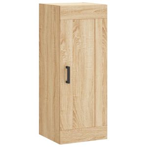 vidaXL Stenska omarica sonoma hrast 34,5x34x90 cm inženirski les