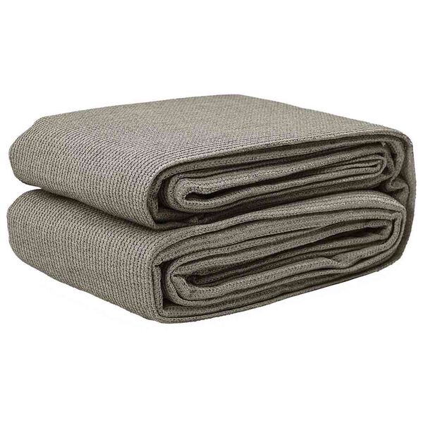 vidaXL Preproga za šotor Svetlo siva 400 x 200 cm Polietilen