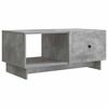 vidaXL Klubska miza Betonsko siva 90 x 50 x 40 cm Inženirski les