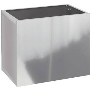vidaXL Vrtni lonček Cinkana jeklena 50 x 32 x 40 cm Cinkana jeklena