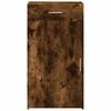 vidaXL Komoda dimljeni hrast 50x42,5x93 cm inženirski les