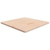 vidaXL Kvadratna mizna plo&scaron;ča 80x80x2,5 cm neobdelana trdna hrastovina