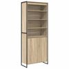 vidaXL Visoke omare Sonoma 79 x 36 x 200 cm Inženirski les