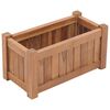 vidaXL Visoka greda 50x25x25 cm trdna tikovina