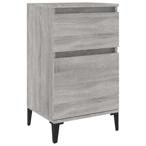 vidaXL Nočna omarica siva sonoma 40x35x70 cm