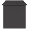 vidaXL Zunanja shranjevalna &scaron;katla Črna 100 x 50,5 x 50 cm Jeklo
