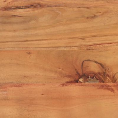 vidaXL Stranska mizica 35x35x45 cm trden akacijev les in železo