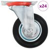 vidaXL Gibljiva kolesa 24 kosov 100 mm