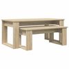 vidaXL Set kavno mizico 2 kos Sonoma hrast 100 x 50 x 42 cm