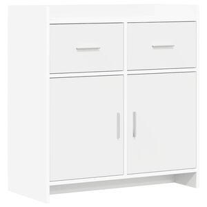 vidaXL Strani &scaron;al Bela 75 x 36 x 80 cm Inženirski les