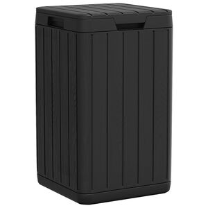 vidaXL Zunanji ko&scaron; za smeti antracit 38x38x65 cm PP