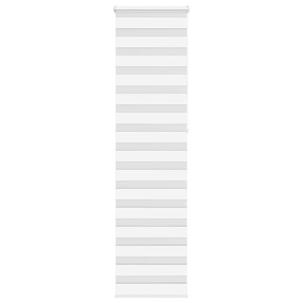 vidaXL Zebra senčilo bela 60x230 cm tkanina &scaron;irina 55,9cm poliester