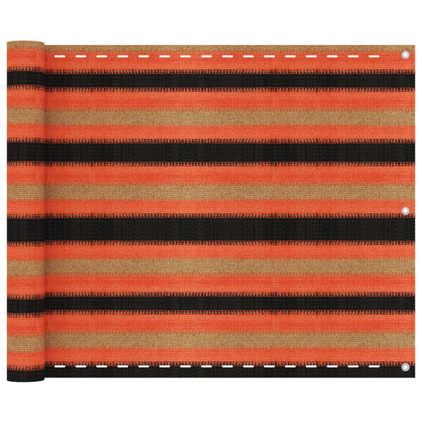 vidaXL Balkonsko platno večbarvno 75x500 cm HDPE