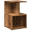 vidaXL Nočna omarica Old Wood 35x35x55 cm Inženirski les