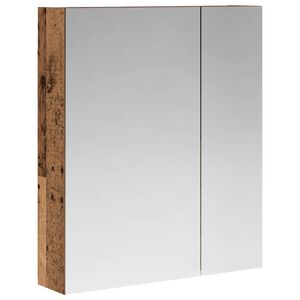 vidaXL Kopalni&scaron;ka ogledalna omara s polico Star les 60 x 14,5 x 70 cm