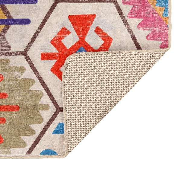 vidaXL Pralna preproga 190x300 cm večbarvna