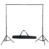 vidaXL Komplet za foto studio z lučmi, ozadjem in odbojnikom