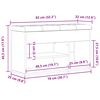 vidaXL Klop za čevlje Črna 80 x 30 x 45 cm Konstruiran les