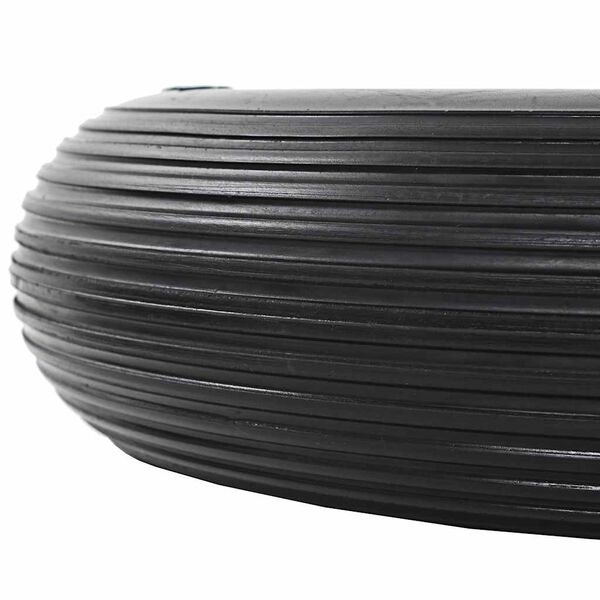 vidaXL Kolo za samokolnico z osjo trden PU 4,00-8 390 mm