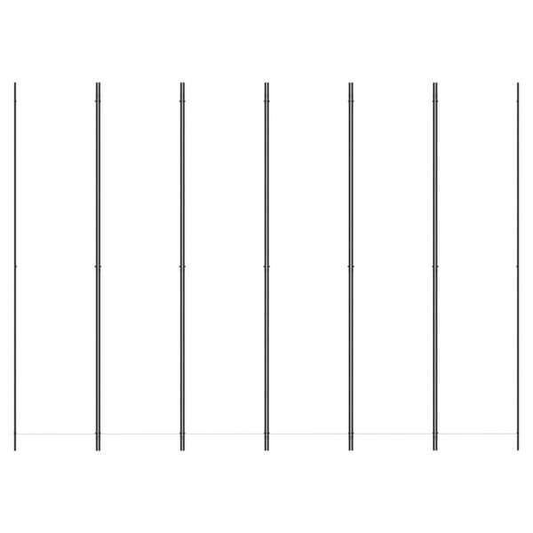 vidaXL Paravan 6-delni bel 300x220 cm blago