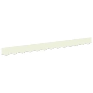 vidaXL Zamenjava senčila za awning Črtasta kremna 230 x 20 cm