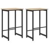 vidaXL Barski stol 2 kos Sonoma hrast 40 x 32 x 74 cm Inženirski les