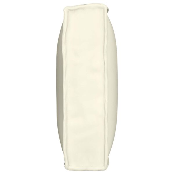 vidaXL Blazina za naslonjalo palete z blazino krema 80 x 40 x 12 cm