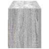 vidaXL Kopalni&scaron;ka stenska omarica siva sonoma 80x25x30 cm inž. les