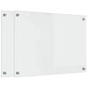 vidaXL Zaščita za kuhinjo Transparentno 70 x 50 cm kaljeno steklo